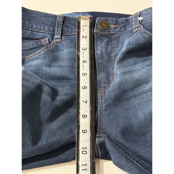 Democracy Ab-Solution Slim Bootcut Raw Hem Dark Wash Jeans | Size 2 - Picture 7 of 10